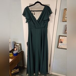 David's Bridal Maxi Dress